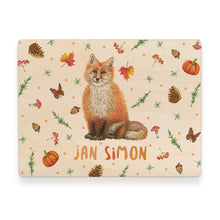 Load image into Gallery viewer, Memory box squirrel with personalized name and birth date
