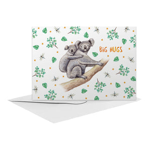 10 greeting cards Take Care with envelope