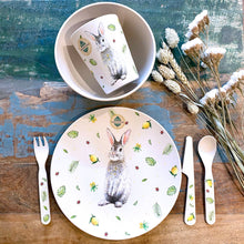 Load image into Gallery viewer, Zuperzozial X Mies to Go bioplastic tableware rabbit - durable and safe

