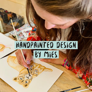 handpainted design by Mies to Go handgeschilderd aquarel dieren watercolour