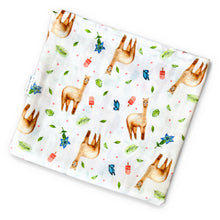 Load image into Gallery viewer, Baby muslin swaddle XL blanket alpaca - 120 cm
