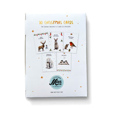 Load image into Gallery viewer, 20 Christmas cards English with envelope
